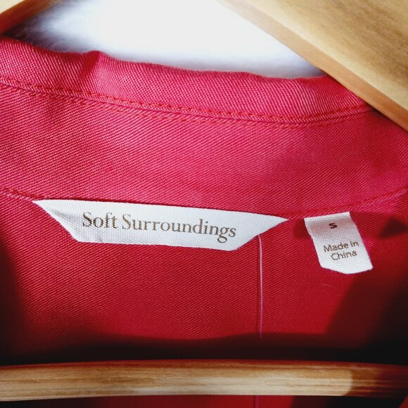 Soft Surroundings Dress, NWOT, Weekender Embroidered Shirt Dress, Small, Mature - Picture 2 of 16